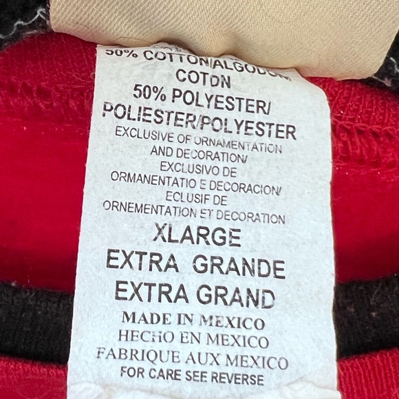 Top Stitch by Morning Sun Size XL Vintage Cardinal Sweatshirt EUC - Picture 5 of 7